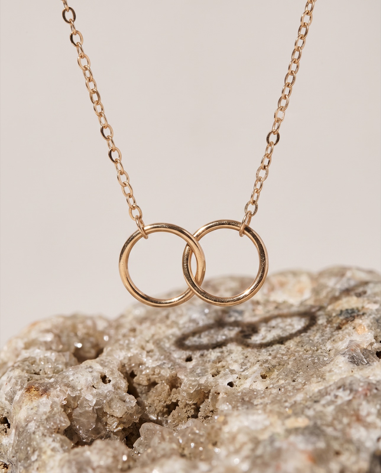 Collier or — variante cristal